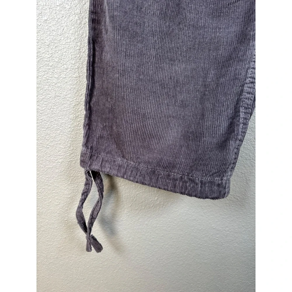 Vintage Y2K‎ SR7 Gear Seven Collection Gray Corduroy Cargo Pants Size 10 Kids
